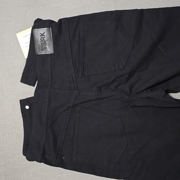 Torn by Ronny Kobo Sailor Button Black Skinny Jean Women's Size 28 NWT - Picture 2 of 16